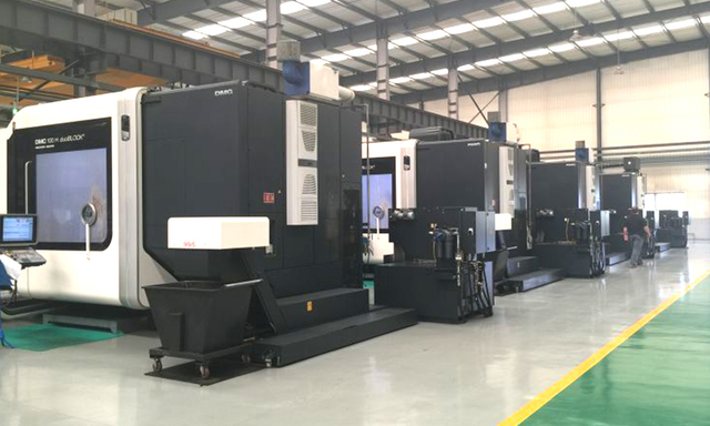 Advanced CNC machining center for precision aluminum fabrication and processing at Abelly