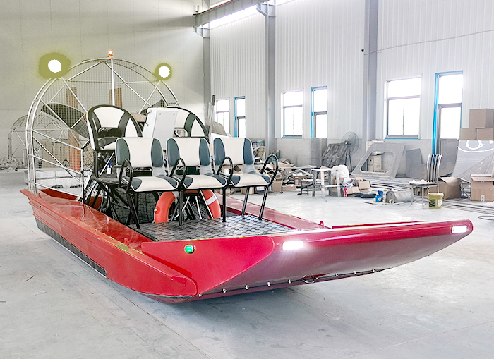 Abelly design the airboat for the rescue, tourist etc in the marsh and shallow water area