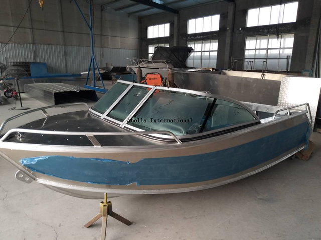 Abelly Aluminum All welded 485R Runabout Boat